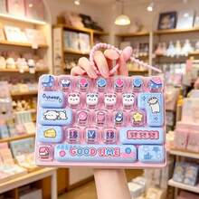 1 buah Mainan Gelisah Needohs, Keyboard Pereda Stres, Desain Poros Mekanik, Mainan Ujung Jari Berwarna-warni, Efektif Meredakan Stres, Penampilan Menarik, Warna dan Desain 26 Tombol, Mainan Sensorik, Gadget Keyboard, Aksesori Kecil, Pilihan Sempurna untuk Hadiah Pesta, Kado dan Hadiah untuk Teman. (Dipilih Secara Acak) - MultiWarna - View 4