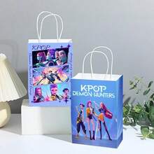 Kpop Demon Hunter New Demon Hunter Girl Group Tote Bag Gift Bag Holiday Party Gift Bag Birthday Gift Wrapping Paper Bag - One Size Fits All - View 5