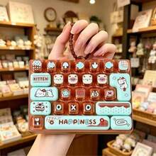 1 buah Mainan Gelisah Needohs, Keyboard Pereda Stres, Desain Poros Mekanik, Mainan Ujung Jari Berwarna-warni, Efektif Meredakan Stres, Penampilan Menarik, Warna dan Desain 26 Tombol, Mainan Sensorik, Gadget Keyboard, Aksesori Kecil, Pilihan Sempurna untuk Hadiah Pesta, Kado dan Hadiah untuk Teman. (Dipilih Secara Acak) - MultiWarna - View 3
