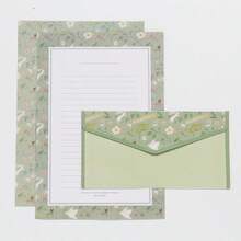 Ready Stock Creative Chinese Style Vintage A5 Letter Paper Set Wholesale, Fresh Beautiful Floral Western Style Envelopes - 6 Sheets Of Stationery + 3 Envelopes/set - View 11