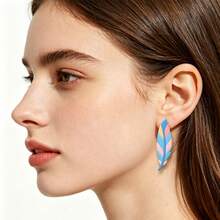 8Pcs Boho Style Feather Polymer Clay Cutters, Leaf Feather Pattern Clay Molds, DIY Handmade Earring Pendant Jewelry Craft Making Tools - 8pcs - View 7