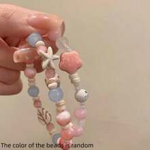 Macaron Color Series New Bead Bracelet For Women, Niche Design, Best Friend Bracelet, Dopamine Bracelet Accessory - Multicolor - View 3
