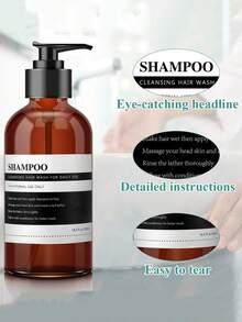 6 PCS Bathroom Labels For Soap Dispenser, Removable Bathroom Organization Labels, Waterproof Bottle Labels For Shampoo Conditioner Body Wash - Multicolor - View 3