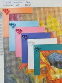 1 Piece Of Diamond Painting Alignment Tool: Right-Angle Ruler - Specially Designed To Assist In Aligning The Diamonds With The Canvas, Making The Diamond Painting Process More Convenient. Diamond Painting Edge Ruler Tool - Square Ruler - View 5