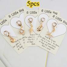 MINI Unique Charm Starfish, Shell, Conch Keychain And Thank You Card, Fun Ocean Theme Keychain, Perfect For Beach Vacation, Birthday Party, Wedding, Baptism, Graduation, Back To School And Friendship Day. As A Thank You Gift, Suitable For Mother, Father, Graduate And Teacher - Multicolor - View 5