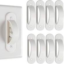 2pcs American Style Switch Panel Cover, Child Safety Wall Outlet Protector, No-Drill Installation Transparent Socket Guard, Protective Cover - Multicolor - View 3