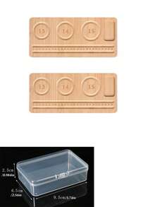 Jewelry Making Beading Board, DIY Necklace And Bracelet Design Tray With Ruler, Portable Jewelry Bead Storage Box, Jewelry Making Tools - Multicolor - View 14