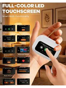REMAX CozyBuds W30N True Wireless Bluetooth Earbuds: Layar sentuh LCD berwarna penuh, peredam kebisingan dual-core ANC+ENC, Bluetooth 5.4, driver dinamis 13mm untuk kualitas suara HiFi, daya tahan baterai 30 jam, kompatibel dengan iOS/Android. - View 7