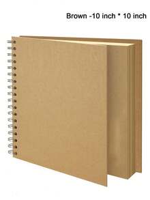 10 Inch Photo Album, Scrapbook, DIY Photo Album, 8 Inch, 7 Inch, Wedding Photo Album, Family Photo Album, Graduation Photo Album, Commemorative Photo Album, For Friends, Family, Classmates, Holiday Party Commemorative Album - Square Style - View 12