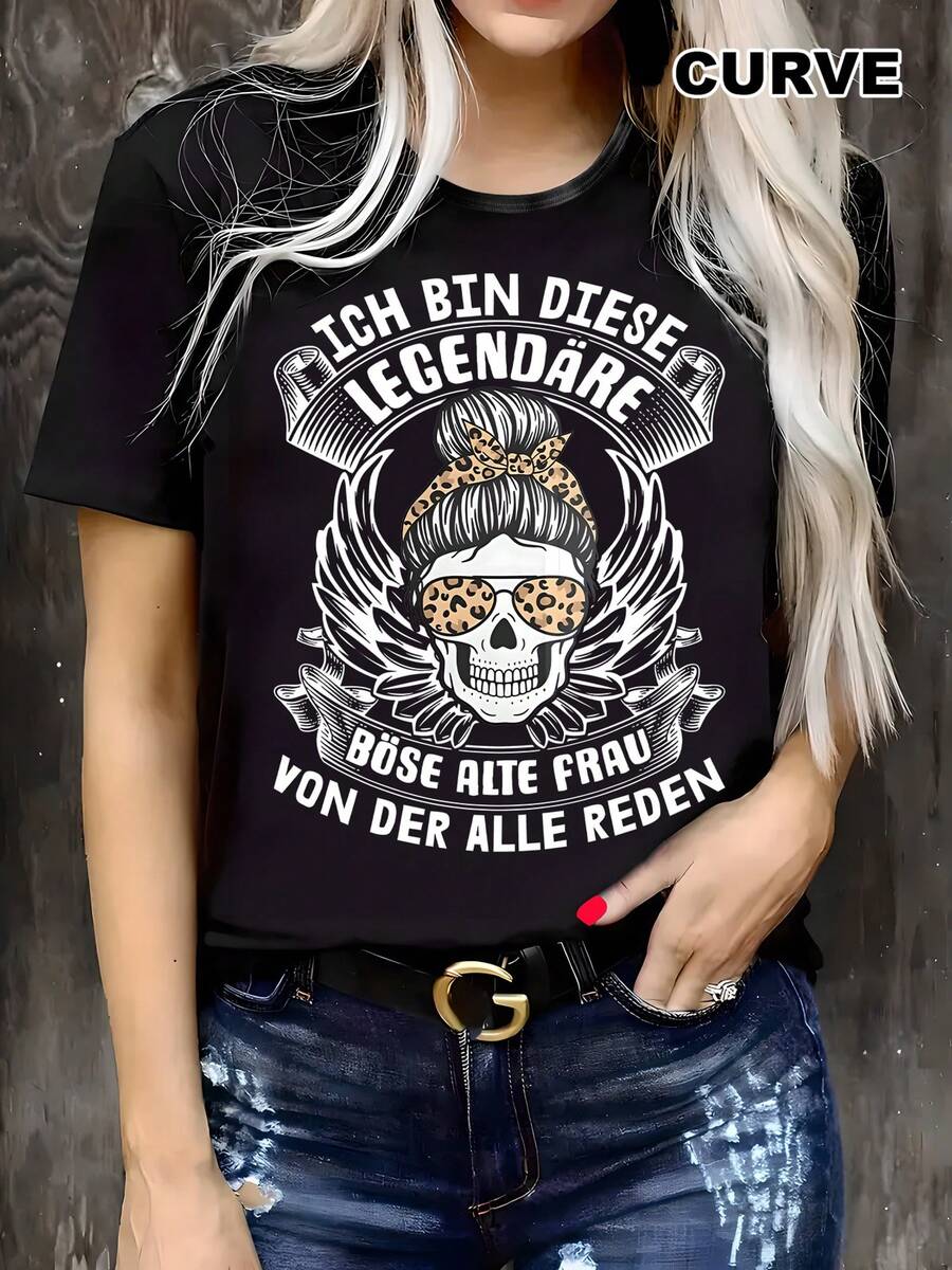 Women T-Shirts - 黑色 - 查看 1
