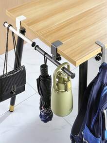1 buah Gantungan Samping Meja, Warna Solid Polos, Gantungan Lembut Saat Disentuh, Gaya Minimalis, Gantungan untuk Semua Musim, Cocok untuk Pelajar dan Pekerja Kantor, Meja Sekolah, Meja Kerja, Ruang Belajar, Gantungan Tas Samping Meja Kantor - MultiWarna - View 4