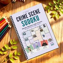 Ny Sudoku Detective pusselbok, detektivmysterier med logikpussel, kombinerar sudoku och detektivresonemang, inkluderar rumsliga ledtrådar och dolda målkaraktärer, utmärkt träning för logiskt tänkande, flera stilar tillgängliga (penna ingår ej) - Ett stycke - Visa 7