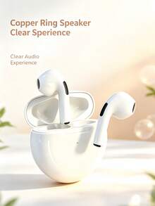 New Bluetooth Wireless Earbuds Bluetooth 5.3 Technology Ensures Stable Connection Long Battery Life Compatible With Bluetooth Devices (Android, IOS, Computer, Etc.) Suitable For Music, Gaming, Sports And More - View 2