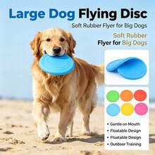 Pet Supplies, Silicone Soft Flying Disc, Durable And Bite-Resistant Flying Disc, Dog Training Toy, Suitable For All Breeds Of Dogs To Play - Multicolor - View 4