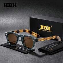 HBK New Casual Men's Fashion Glasses, Fashionable Temple Design, CP+PC Frame, Unisex, Daily Accessory, Suitable For Vacation And Beach - K40778 - View 9