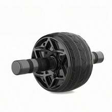 1pc Multifunctional Ab Roller Abdominal Trainer, Quiet Home Ab Wheel Core Strength Fitness Equipment - Multicolor - View 1