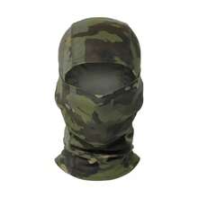 1pc Unisex Camouflage Balaclava, Outdoor Sun Protection Breathable Full Face Cycling Mask, Outdoor Sports Fishing Skiing Mask, Bicycle Motorcycle Inner Liner, Multi-Functional Headscarf Scarf - Multicolor - View 8