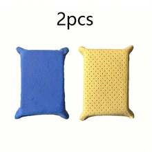1pc/2pcs Captain Clear Window Miracle - Large Super Absorbent Anti-Fog Sponge, Suitable For Cars, Mirrors, Glass, Etc. - Streak-Free Easy Cleaning, Indoor/Outdoor Universal Cleaning Tool | Optimistic Design | Absorbent Sponge - Multicolor - View 12