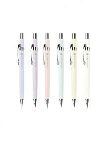 1 Set Vintage Style Macaron Color Colnk Mechanical Pencil Set (Mechanical Pencil + Lead), Suitable For Office, Students, Back To School, Small Gift - Multicolor - View 3