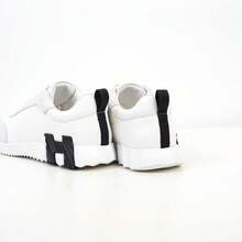 Versatile Casual Men's Shoes, Breathable, Sporty, Luxury Mesh Lace-Up Shoes, Comfortable Knit Upper, Genuine Leather Sneakers - 灰黑色 - 查看 1