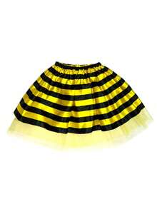 4pcs Cute Bee Costume Set: Bee Dress + Headband + Bee Wings + Striped Socks, Perfect For Carnival, Festivals, Parties And Role Play, Halloween Cosplay - Multicolor - View 5