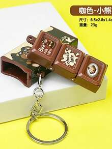Chocolate Keychain Surprise Box Pendant, Creative Claw Machine Toy Small Gift, Bag Charm Accessory, Chocolate Surprise Box Keychain, Claw Machine Toy Gift Bag Charm, Chocolate Surprise Box Keychain, Claw Machine Gift Bag Charm Pendant Toy, Chocolate Keychain Surprise Box Pendant Charm Toy, Creative Claw Machine Small Gift Cute Bag Accessory Pendant - Multicolor - View 10