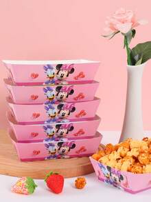 6pcs/12pcs/24pcs Anime Cartoon Theme Party Candy Boxes, Theme Party Gift Boxes, Candy & Cookie Boxes, Party Gift Bags, Party Gift Boxes, Suitable For Birthday Party, Candy And Popcorn Box Decoration, Back To School Season Party, Holiday Essential Party Supplies - Multicolor - View 1