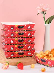 6pcs/12pcs/24pcs Anime Cartoon Theme Party Candy Boxes, Halloween Theme Party Gift Boxes, Candy And Cookie Boxes, Party Gift Bags, Party Gift Boxes, Suitable For Birthday Party, Candy And Popcorn Box Decoration, Applicable For Back To School Party, Holiday Essential Party Supplies - Multicolor - View 1