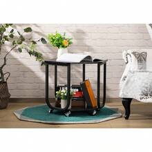 Pedestal Tables - Black - View 1