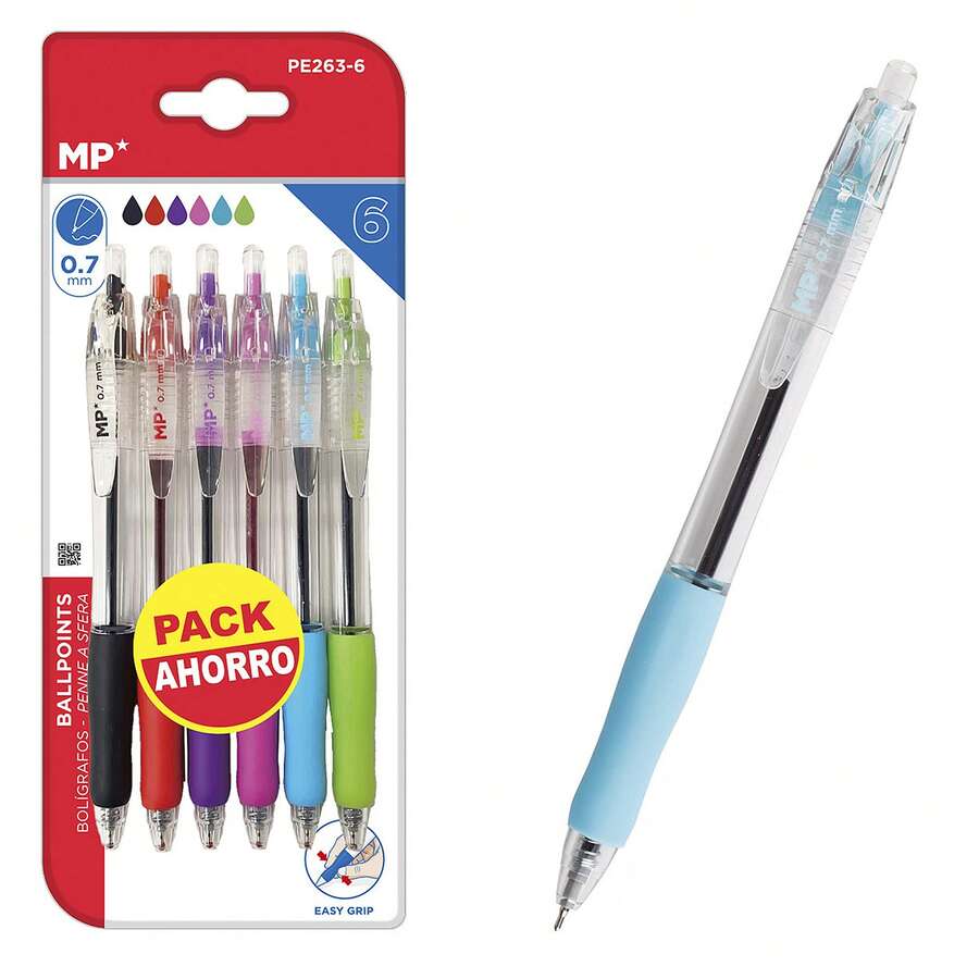 Dam SET SOFT TEXTURE PENS 0.7 Mm 6 Pcs. - Blue 1pc - View 1
