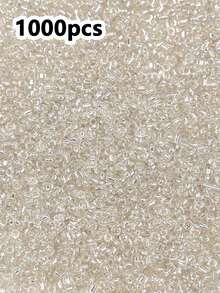 1000/2000 piezas de cuentas de vidrio para la fabricación de joyas, cuentas espaciadoras mini de 2 mm para pendientes y pulseras, cuentas decorativas para manualidades, regalo festivo - Cuenta de semilla - Ver 11