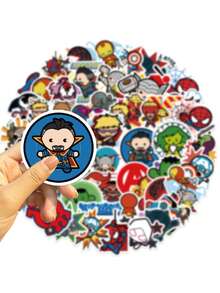 Disney Officially Licensed Marvel Avengers Stickers - 50pcs Waterproof Vinyl Decals - 50pcs - View 13