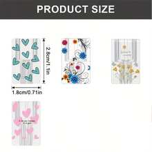 4 buah Pelindung Kabel Data Apple Motif Kupu-kupu/Bunga/Hati, Kompatibel dengan Charger 18-20W, Casing Pelindung Kepala Kecil untuk Mencegah Kerusakan - MultiWarna - View 5
