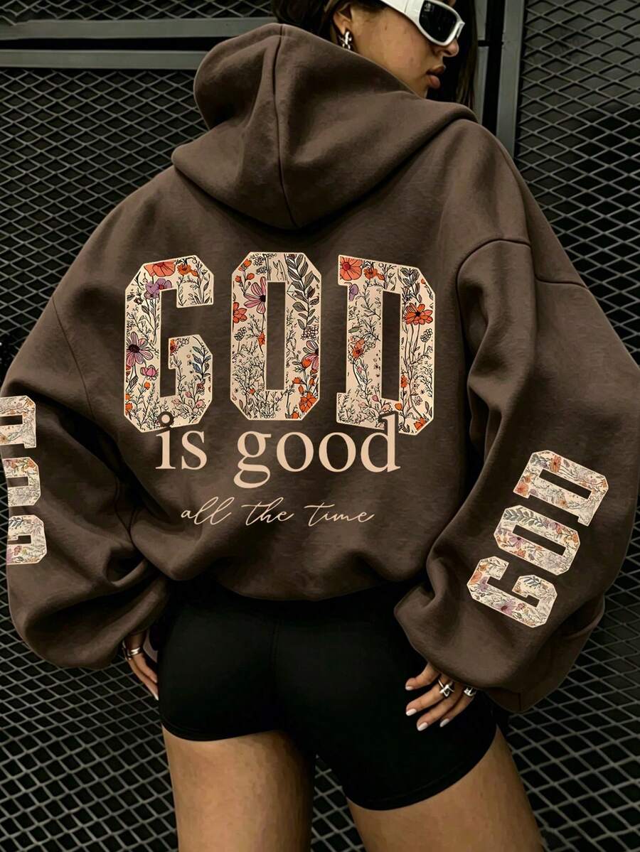 Fall Gift For Book Lovers, Christian Hoodies Fall Clothes For Women Winter Clothes Women, Drop Shoulder Long Sleeve Casual Women's Sweatshirt - Light Grey - View 1