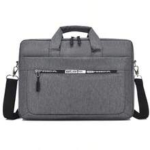 1 buah Tas Laptop Bisnis Kapasitas Besar 15,6 inci untuk Pria, Tas Jinjing untuk Komuter, Kain Oxford, Tas Selempang, Tas Penyimpanan Laptop untuk Pelajar dengan Banyak Kompartemen - tas kantor - View 13
