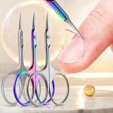 1pc Russian Style Nail Clipper, With Callus Skin Regeneration Function, Curved Design, Professional Stainless Steel Material, Suitable For Nail Care, Manicure Supplies, Manicure Tools, Nail Art Tools, Back To School Supplies - Multicolor - View 3