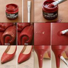 Leather Color Touch-Up Paste, Leather Repair & Refurbishing Cream, Scratch & Fading Repair Agent For Shoes, Sofa, Car Seats, Handbags - Liquid - View 9