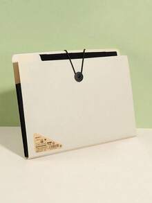 1pc Accordion Style File Folder, Multi-Layer Document Organizer Bag, Large Capacity File Storage Bag, Suitable For School And Office, Campus Student Material Classification Storage, Exam Papers, Homework, Contract Documents, Travel Material Storage And Desktop Organization, Practical Office And Study Stationery - Multiple Styles - View 6