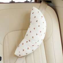Cute Sweet Style Neck & Shoulder & Chin Support Neck Pillow, Sleep-Aid Car Seatbelt Travel Pillow, Suitable For Road Trips, Highway Driving, Daily Commuting, All-Season Use, Car Interior Rest Accessory - Multiple Styles - View 13