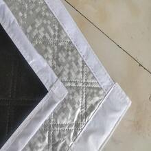 White Magnetic Middle‑Opening Door Curtain, Self‑Adhesive Hook And Loop, No Drilling Required, Easy To Install. - White Magnetic Middle-open Door Curtain - View 3