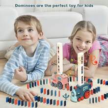 Kids' Domino Train Toy Vehicle Set - Blue - View 2