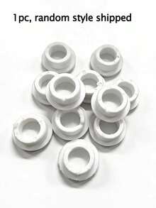 10pcs White Silicone Sealing Rings, Suitable For Wash Basin Overflow Hole (Fits 22-24mm Hole Diameter) - White - View 11