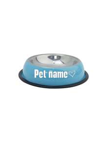 Personalized Stainless Steel Dog Bowl With Non Slip Bottom, Dog Bowl For Small Medium & Large Dogs, Custom Pet Name Dog Feeding Bowl For Food & Water - Multicolor - View 26