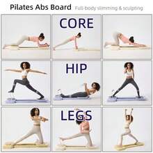 Agilithor Multifunctional Foldable Pilates Machine, Home Pilates Core Training Bed With Resistance Band, Compact Yoga Exercise Equipment To Sculpt Your Abs, Hips, And Legs. - Pink - View 9