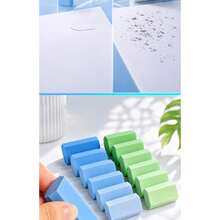 1 Box Of Random Style Erasers, Clean And Less Marks, Students Use Chip Collection Into Strips, Less Debris, Large And Gradual Change Erasers, School Supplies - 1 Box Of [mixed Colors] 6 Pieces - View 9