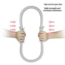 1 Buah Cincin Pilates Magic Circle, Cincin Latihan Kebugaran Genggaman Ganda, Cincin Resistensi Yoga Elastis Tinggi untuk Latihan Kaki, Paha, Lengan, dan Otot Inti, Alat Latihan Pembentukan Tubuh di Rumah - Lingkaran Pilates - View 6