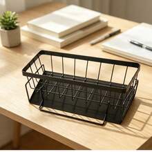 Kitchen Storage Rack, Cleaning & Draining Shelf, Moisture-Proof, No-Drill Installation, Multi-Function Sponge Holder For Faucet, Home Use, Wholesale - Multicolor - View 5