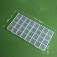 Multi-Compartment Transparent Storage Box, PP Plastic Box, Suitable For Storing Nail Art, Beads, Rhinestones, Small Accessories, Multi-Functional Storage Box, Multi-Compartment Jewelry Box, Hardware Accessories, Fishing Tackle, Jewelry Packaging Box, Wax Bead Storage Box - Clear - View 3