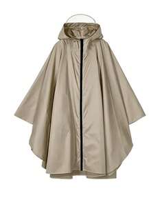1pc Unisex Hooded Rain Poncho, Waterproof Cape-Style Raincoat, Lightweight Packable Rainwear For Outdoor Cycling Hiking Travel - Stylish Heavy-duty Raincoat - View 14