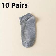 30/20/10/1 Pair Women's Short Socks: Candy Color, Lace Bow - Multicolor - View 5